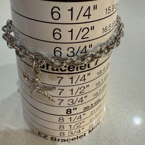 Starfish Charm Cable Chain Bracelet - Picture 4 of 5